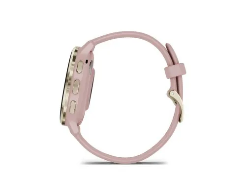 Смарт-годинник Garmin Venu 3S, Dust Rose + Soft Gold, GPS (010-02785-03)