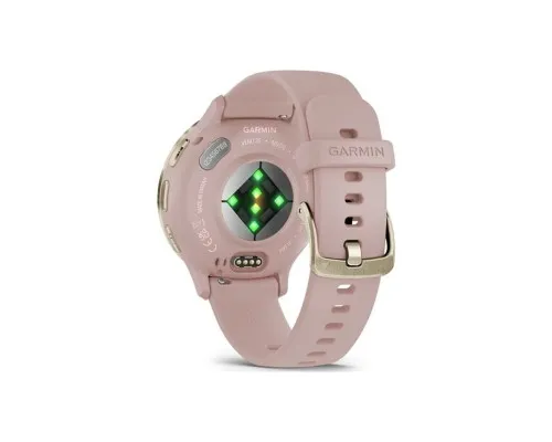 Смарт-годинник Garmin Venu 3S, Dust Rose + Soft Gold, GPS (010-02785-03)
