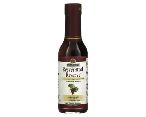 Антиоксидант Nature's Answer Ресвератрол, Resveratrol Reserve, 150 мл (NTA-26177)