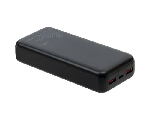 Батарея універсальна Vinga 20000 mAh 22.5W Display Black (VPBB2022)