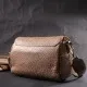 Сумка Vintage Шкіряна жіноча з плечовою лямкою Бежева (22403)