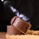 Ремінь Grande Pelle Жіночий з натуральної шкіри Рожевий (21459)