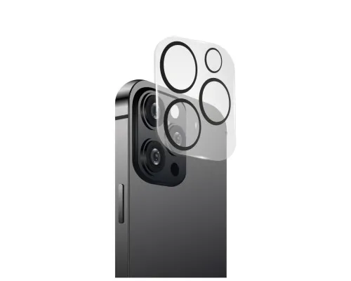 Скло захисне Intaleo Camera Lens Apple Iphone 15 Pro/15 Pro Max Black (1283126576867)