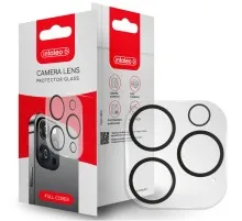 Скло захисне Intaleo Camera Lens Apple Iphone 15 Pro/15 Pro Max Black (1283126576867)