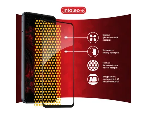 Скло захисне Intaleo Full Glue Tecno Spark 20C Black (1283126589065)