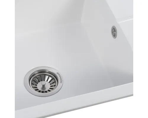 Мийка кухонна GRANADO NAVIA white з сифоном (775*495mm.) (gr3805)