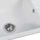 Мийка кухонна GRANADO NAVIA white з сифоном (775*495mm.) (gr3805)