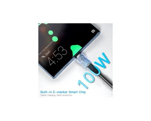 Дата кабель USB-C to USB-C 1.0m 100W black Essager (EXCTT1-CG01)
