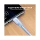 Дата кабель USB-C to USB-C 0.5m 3A 60W US264 white Ugreen (60517)