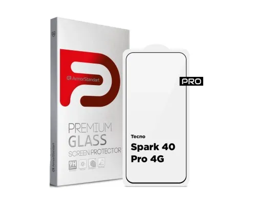 Скло захисне Armorstandart Pro Tecno Spark 40 Pro 4G (ARM87519)