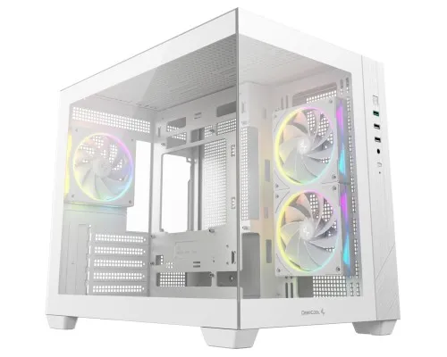 Корпус для ПК Deepcool CG330 3F White (R-CG330-WHNGM3-G)