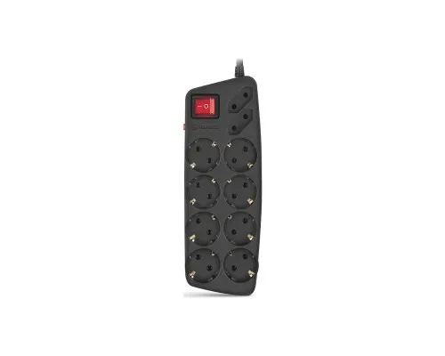 Мережевий фільтр живлення REAL-EL RS-Protect 505, 1.8m, black (EL122300044)