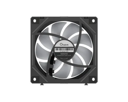 Кулер до корпусу OCYPUS GAMMA F12 UNI ARGB чорний (GAMMA-F12-BK1AM01U-GL)