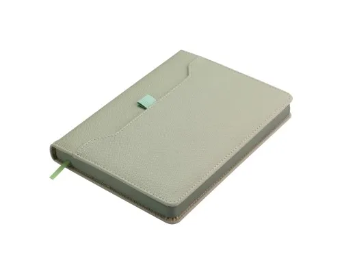 Тижневик Buromax недатований SAVANA, A5, сірий, штуч.шкіра, 336 сторінок (BM.20800-09)