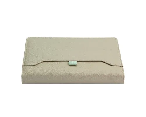 Тижневик Buromax недатований SAVANA, A5, сірий, штуч.шкіра, 336 сторінок (BM.20800-09)