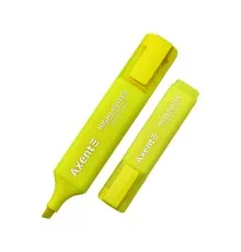 Маркер Axent Highlighter 2537-A, 1-5 мм клиноп. жовтий (2537-08-A)