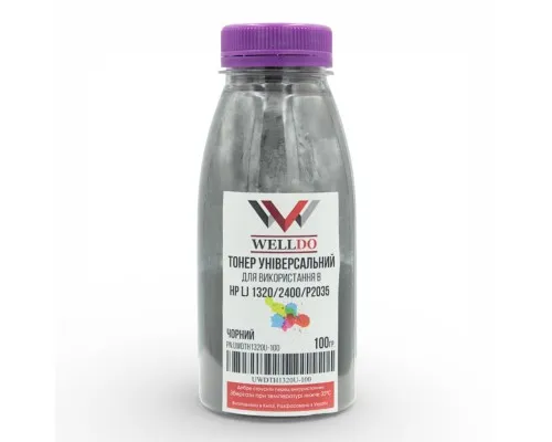 Тонер HP LJ 1320/1160/ STATIC CONTROL 100г/фасовка Welldo (UWDTH1320U-100)