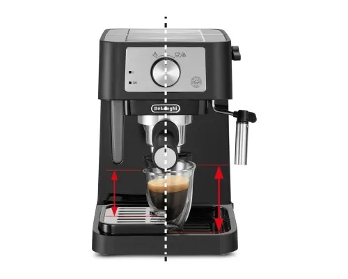 Ріжкова кавоварка еспресо DeLonghi EC260BK