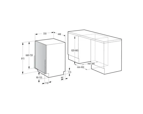 Посудомийна машина Gorenje GV520E15