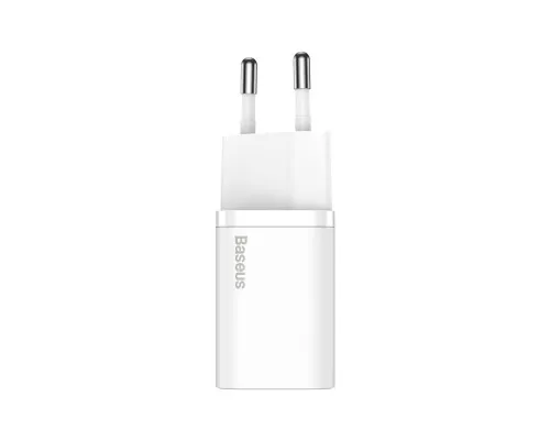 Зарядний пристрій Baseus Super Si Quick Charger 1C White (CCSP020102)