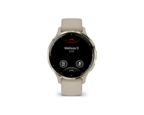 Смарт-годинник Garmin Venu 3S, French Gray + Soft Gold, GPS (010-02785-02)