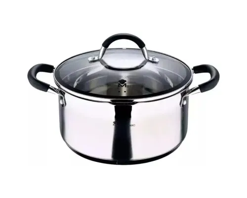 Набір посуду MasterPro Foodies collection 2 каструлі та ківш 16/20/24 см (BGEU-5539)