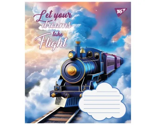 Зошит Yes Let your dreams 18 аркушів клітинка (766971)