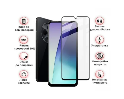 Скло захисне BeCover Xiaomi Redmi A4 5G Black (712884)