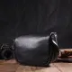 Сумка Vintage Жіноча через плече з натуральної шкіри Чорна (22122)