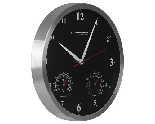 Настінний годинник Esperanza Wall Clock Washington 30 см Black (EHC008K)