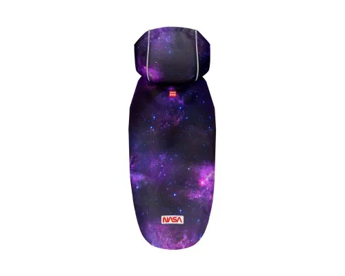 Дощовик для тварин WAUDOG Clothes з капюшоном "NASA21" L (358-0148)