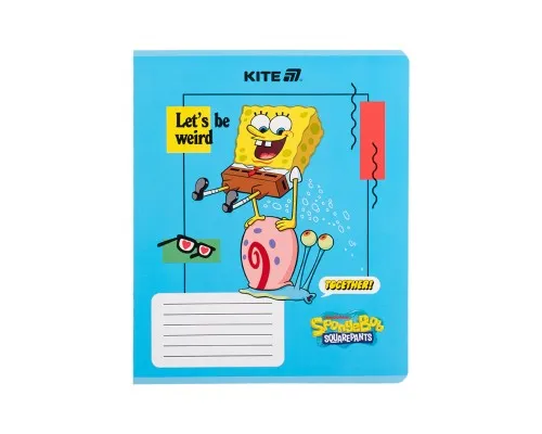 Зошит Kite SpongeBob SquarePants, 12 аркушів, клітинка (SB25-232)