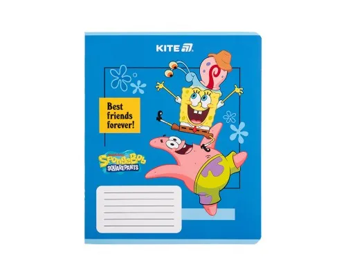Зошит Kite SpongeBob SquarePants, 12 аркушів, клітинка (SB25-232)