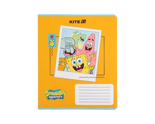 Зошит Kite SpongeBob SquarePants, 12 аркушів, клітинка (SB25-232)