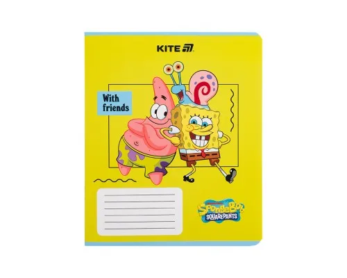 Зошит Kite SpongeBob SquarePants, 12 аркушів, клітинка (SB25-232)