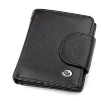 Гаманець ST Leather Шкіряний Чорний (18497)