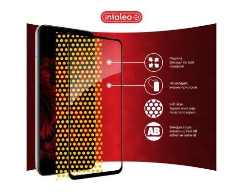 Скло захисне Intaleo Full Glue Tecno Spark 30C Black (1283126599361)