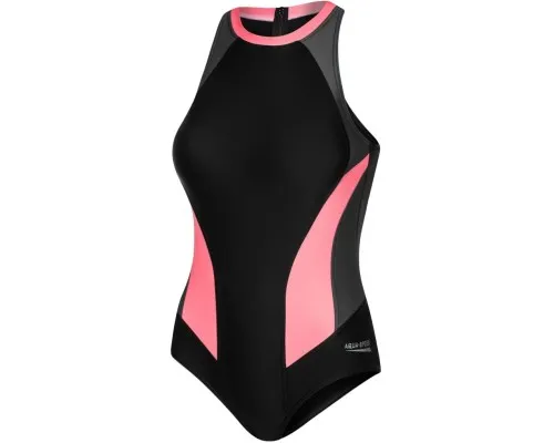 Купальник Aqua Speed Nina 344-133 чорний, сірий, кораловий 40 (5908217664068)