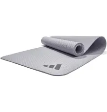 Килимок для йоги Adidas Yoga Mat ADYG-10001SV Уні 173 х 61 х 0,4 см сірий (885652026642)