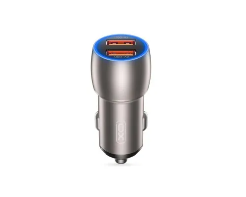 Зарядний пристрій XO 2xUSB QC3.0 36W black (СC52-BK)