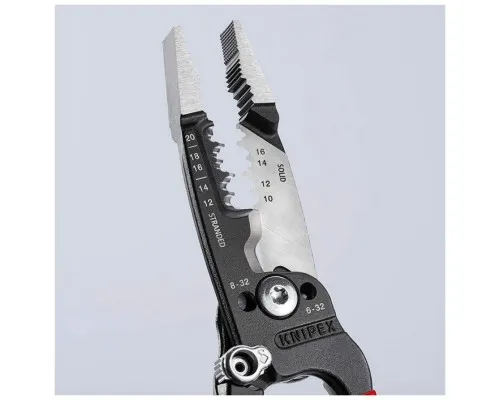 Знімач ізоляції KNIPEX багатофункціональні кліщі для електромонтажних робіт (13 72 8)