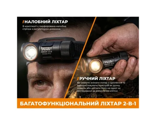 Ліхтар Fenix Scout Pro з червоним та зеленим світлом (HM50R V2.0) (ScoutPro)