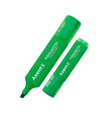 Маркер Axent Highlighter 2537-A, 1-5 мм клиноп. зелений (2537-04-A)