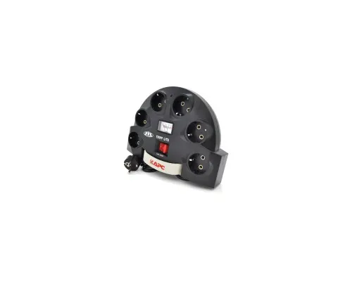 Мережевий фільтр живлення Voltronic KAPC-680, 6 розеток, 220В, 10А 1.6м Black (KAPC-680B)