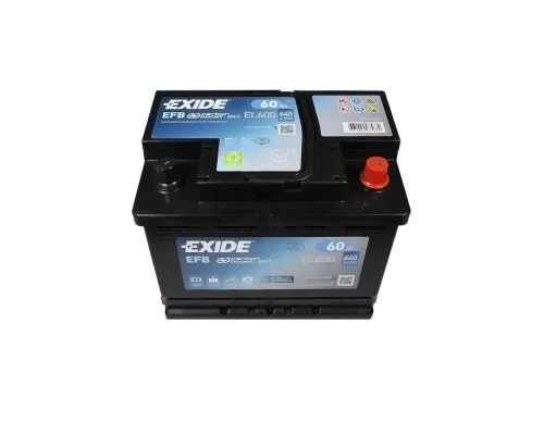 Акумулятор автомобільний EXIDE START-STOP EFB 60A (EL600)
