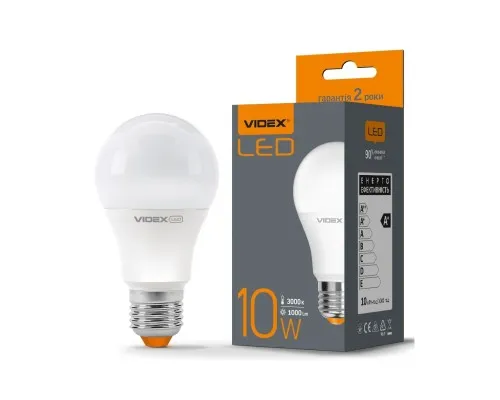 Лампочка Videx LED A60e 10W E27 3000K (VL-A60e-10273)