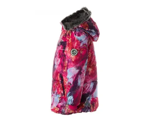 Куртка дитяча Huppa MELINDA 18220030 фуксія з принтом 98 (4741468974477)