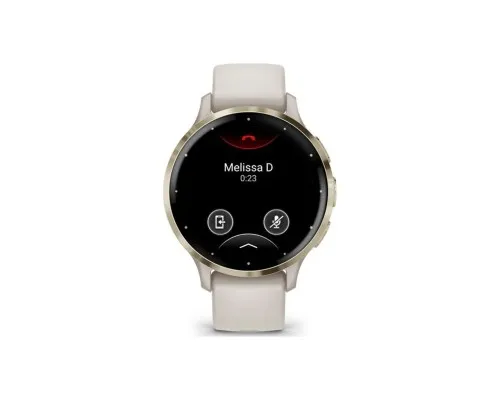 Смарт-годинник Garmin Venu 3S, Ivory + Soft Gold, GPS (010-02785-04)