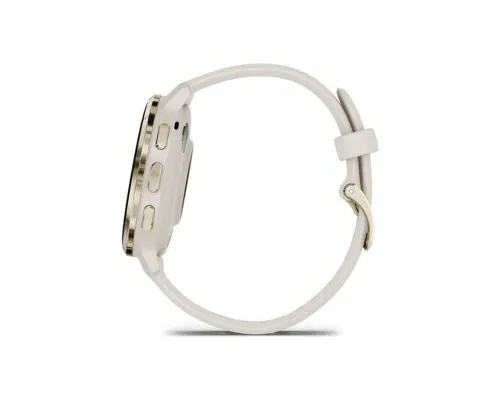 Смарт-годинник Garmin Venu 3S, Ivory + Soft Gold, GPS (010-02785-04)
