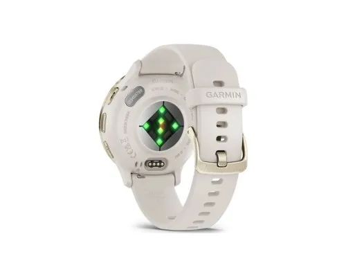 Смарт-годинник Garmin Venu 3S, Ivory + Soft Gold, GPS (010-02785-04)
